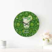 Grande Horloge Ronde Mojito (Maison)
