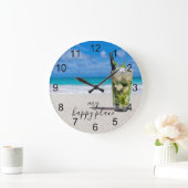 Grande Horloge Ronde Mojito cocktail Beach Happy Place (Maison)