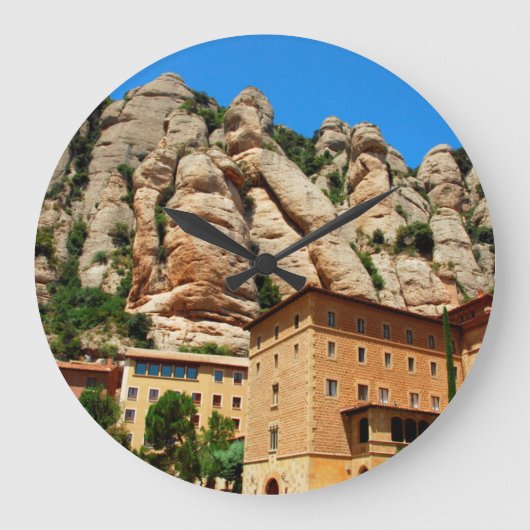 Grande Horloge Ronde Monastère de Montserrat, Catalogne, Espagne (Recto)
