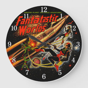 Grande Horloge Ronde Monde Fantastique