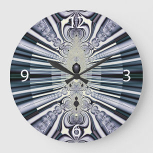 Grande Horloge Ronde Monde Violet