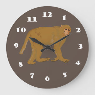 Grande Horloge Ronde Monkey