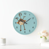 Grande Horloge Ronde Monkey (Maison)