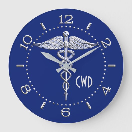 Grande Horloge Ronde Monogram Caduceus (Recto)