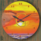Grande Horloge Ronde Monogram Sunset 2443