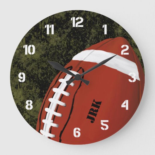 Grande Horloge Ronde Monogramme de football (Recto)