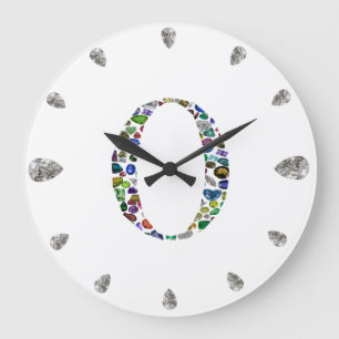Grande Horloge Ronde Monogramme 'O'