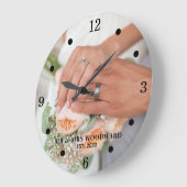 Grande Horloge Ronde Monsieur et Madame (Angle)