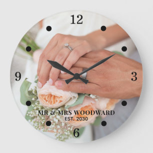 Grande Horloge Ronde Monsieur et Madame