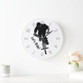 Grande Horloge Ronde Montons - le cavalier de BMX (Maison)