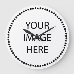 Grande Horloge Ronde montre personnalisée