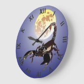 Grande Horloge Ronde Montre scorpion (Angle)