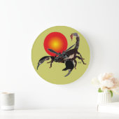 Grande Horloge Ronde Montre scorpion (Maison)