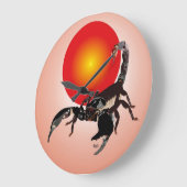 Grande Horloge Ronde Montre scorpion (Angle)