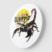 Grande Horloge Ronde Montre scorpion (Angle)