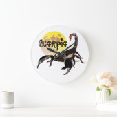Grande Horloge Ronde Montre scorpion (Maison)
