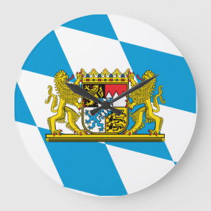 Grande Horloge Ronde Montrez vos couleurs - Bayern/Bavière