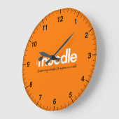Grande Horloge Ronde Moodle Wall Clock (Angle)