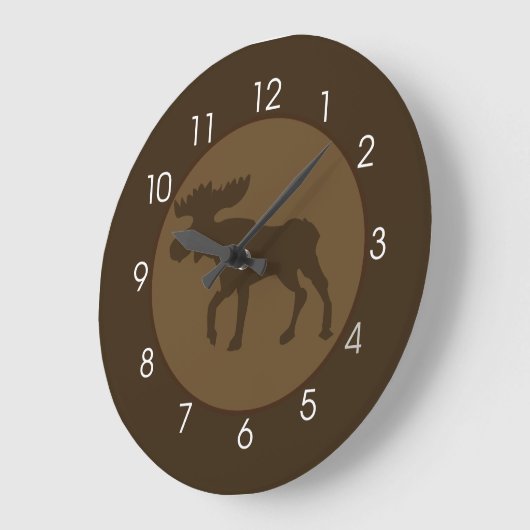Grande Horloge Ronde Moose clock (Angle)