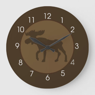 Grande Horloge Ronde Moose clock