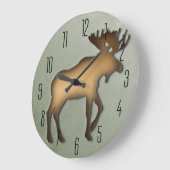 Grande Horloge Ronde Moose clock (Angle)