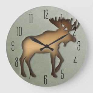 Grande Horloge Ronde Moose clock