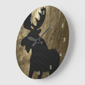 Grande Horloge Ronde Moose on Gold Clock 1 (Angle)