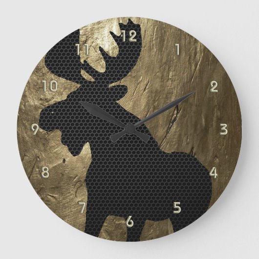 Grande Horloge Ronde Moose on Gold Clock 1 (Recto)
