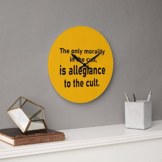 Grande Horloge Ronde Morale de culte