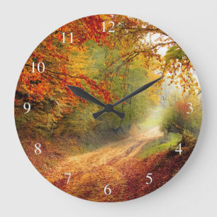 Grande Horloge Ronde Morning Autum Forest