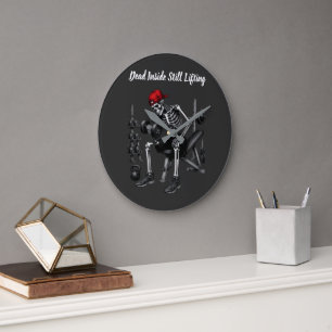 Grande Horloge Ronde Mort à l'intérieur, toujours en train de soulever