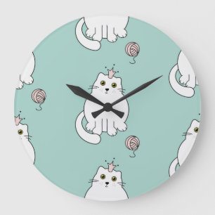 Grande Horloge Ronde Motif