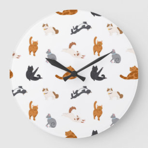 Grande Horloge Ronde Motif