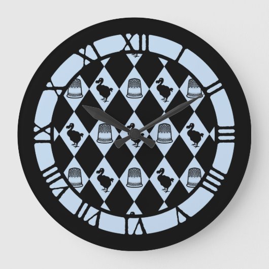 Grande Horloge Ronde Motif Alice Dodo Thimble (Recto)