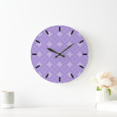 Grande Horloge Ronde Motif de shippo Lilac (Maison)