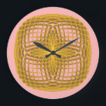 Grande Horloge Ronde Motif symétrique<br><div class="desc">Image créée par Gagik Sargsyan,  dans le programme Apophyse 7x. Customisez votre propre horloge murale.</div>