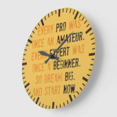 Grande Horloge Ronde Motivation gym (Angle)