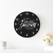 Grande Horloge Ronde Motivational Self-Love Wall Clock  (Maison)