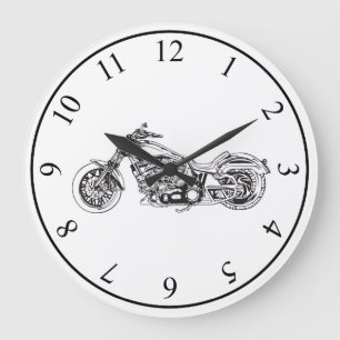 Grande Horloge Ronde Moto