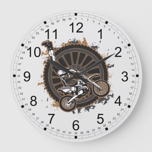Grande Horloge Ronde Motocross cascade (Recto)
