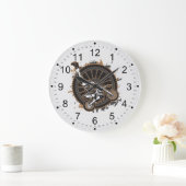 Grande Horloge Ronde Motocross cascade (Maison)