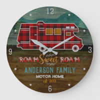 Motorhome RV Camper Travel Van Rustic Personalized