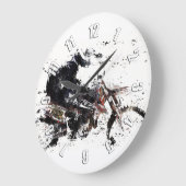 Grande Horloge Ronde Motox Racer (Angle)