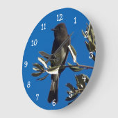 Grande Horloge Ronde Moucherolle perché (Angle)