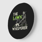 Grande Horloge Ronde Moulage de pelouse (Angle)