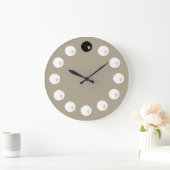 Grande Horloge Ronde Moutons noirs (Maison)