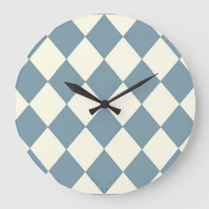 Grande Horloge Ronde Mouvement Diamond Arts and Crafts