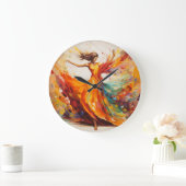 Grande Horloge Ronde Mouvement dynamique (Maison)