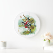 GRANDE HORLOGE RONDE MR PÉLICAN PÊCHE (Maison)