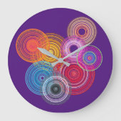 Grande Horloge Ronde Multicolored circles (Recto)